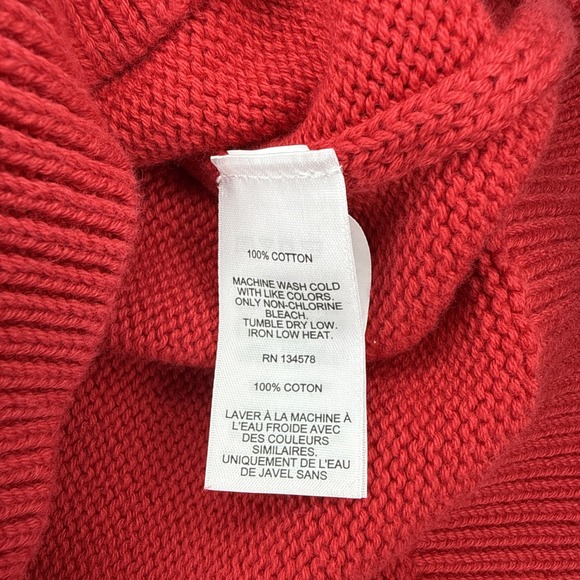 Vineyard Vines Red Small Preppy Classic Crew Neck Sweater - Picture 6 of 8